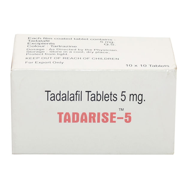 Tadarise 5 mg with Tadalafil