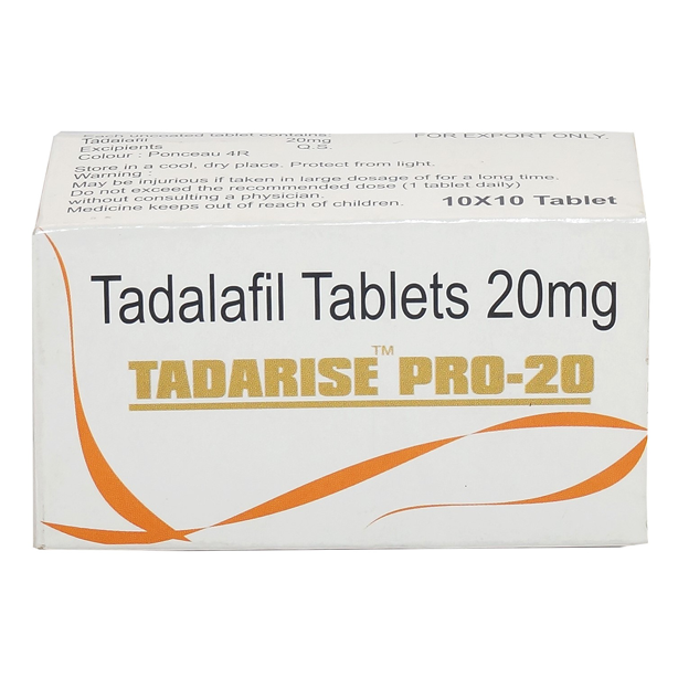 Tadarise PRO 20 mg with Tadalafil