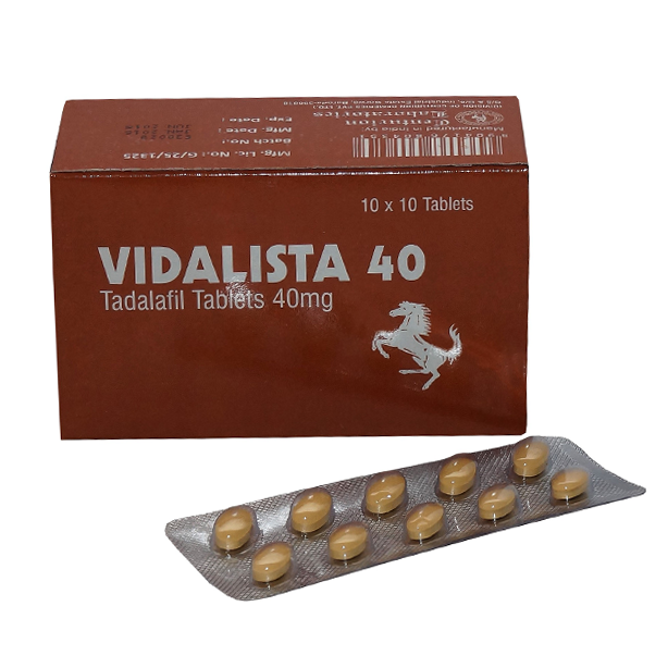 Vidalista 40mg with Tadalafil