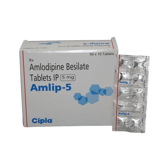 Amlip 5 mg with Amlodipine