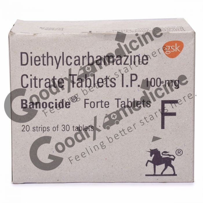 Banocide Forte 100mg Uses In Hindi Order Banocide Forte 100 mg | Banocide Forte | Diethylcarbamazine