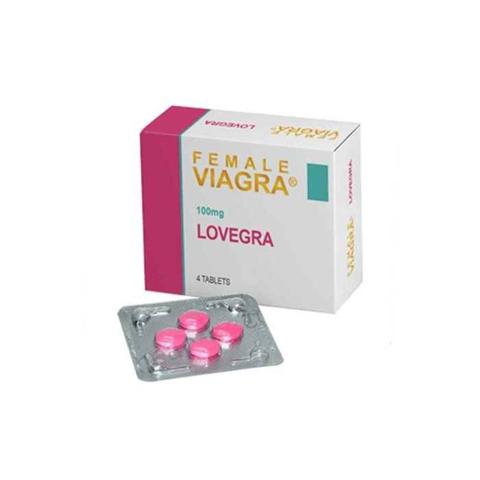Lovegra 100 mg with Sildenafil