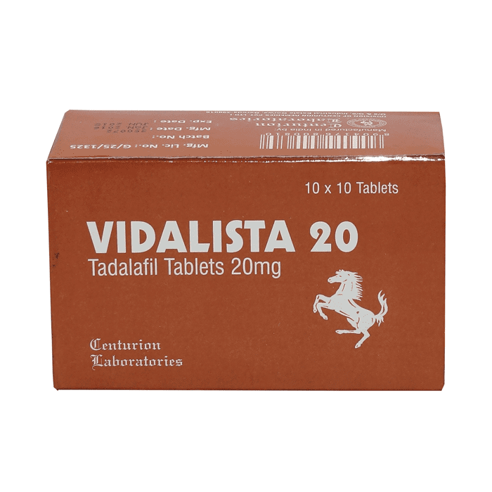Vidalista 20 mg with Tadalafil