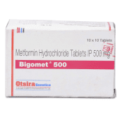 Bigomet 500 Mg Tablet SR with Metformin