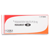 Rosubest 20 mg with Rosuvastatin