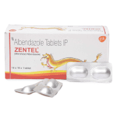 Zentel 400mg with Albendazole