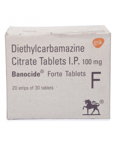 Banocide Forte 100 mg with Diethylcarbamazine