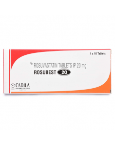 Rosubest 20 mg with Rosuvastatin
