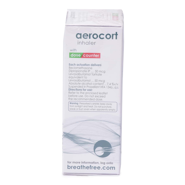 Aerocort Inhaler 50 mcg + 50 mcg: Price, Uses, Precautions