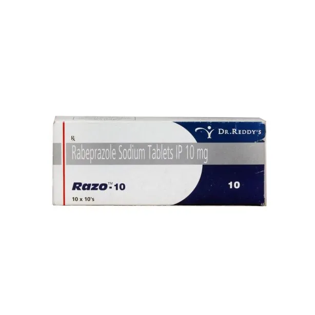 Razo 10 mg with Rabeprazole