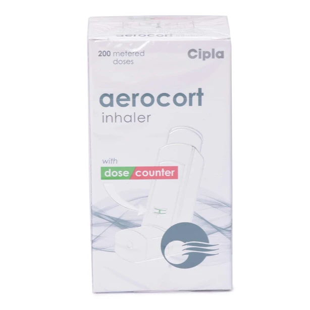 Aerocort Inhaler 50 Mcg + 50 Mcg with Beclomethasone Dipropionate and Levosalbutamol