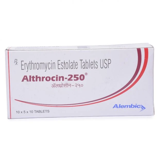 Althrocin 250 Mg with Erythromycin