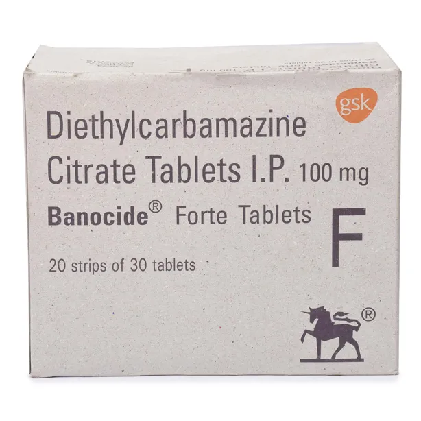 Banocide Forte 100 mg with Diethylcarbamazine