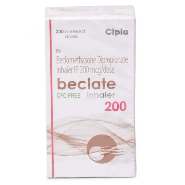 Beclate Inhaler 200 mcg with Beclomethasone Dipropionate