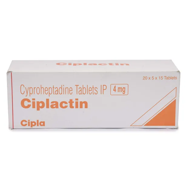 Ciplactin 4 mg with Cyproheptadine