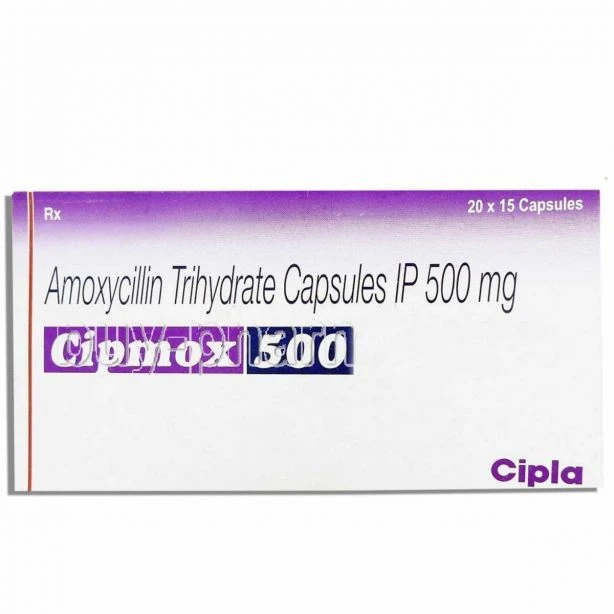 Cipmox 500 mg with Amoxicillin