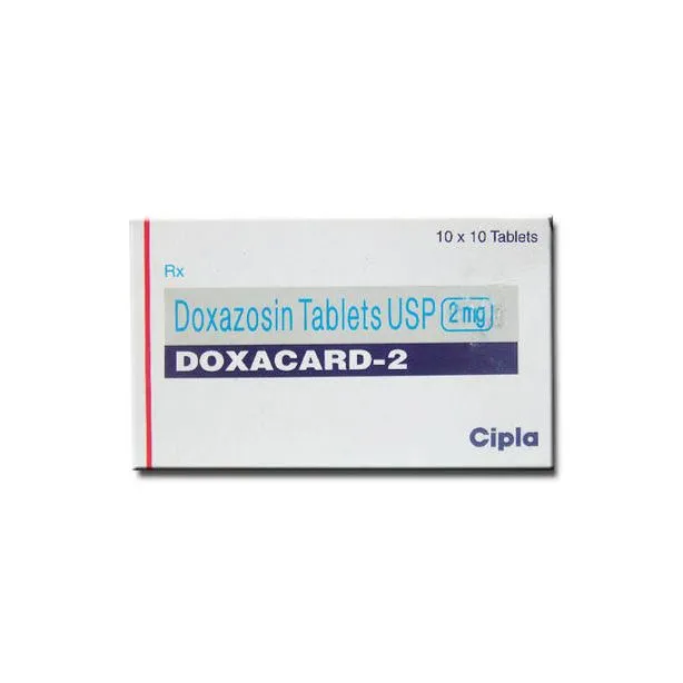 Doxacard 2 mg with Doxazosin Mesylate