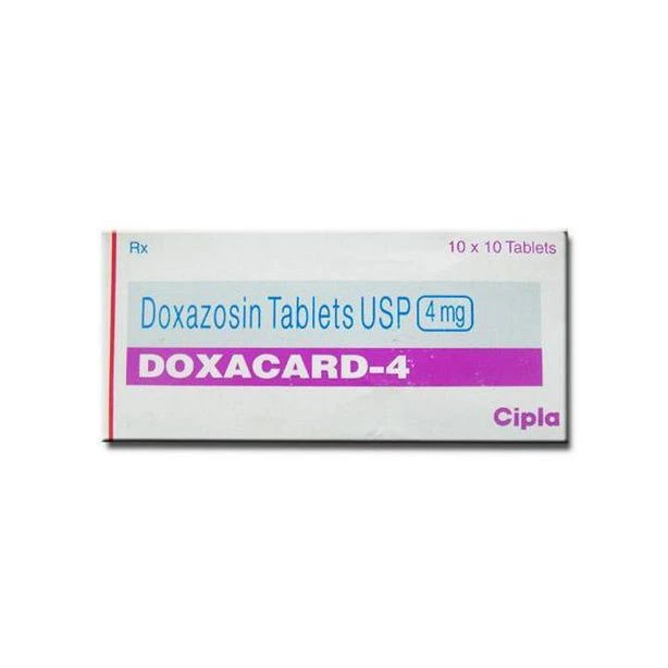 Doxacard 4 mg with Doxazosin Mesylate