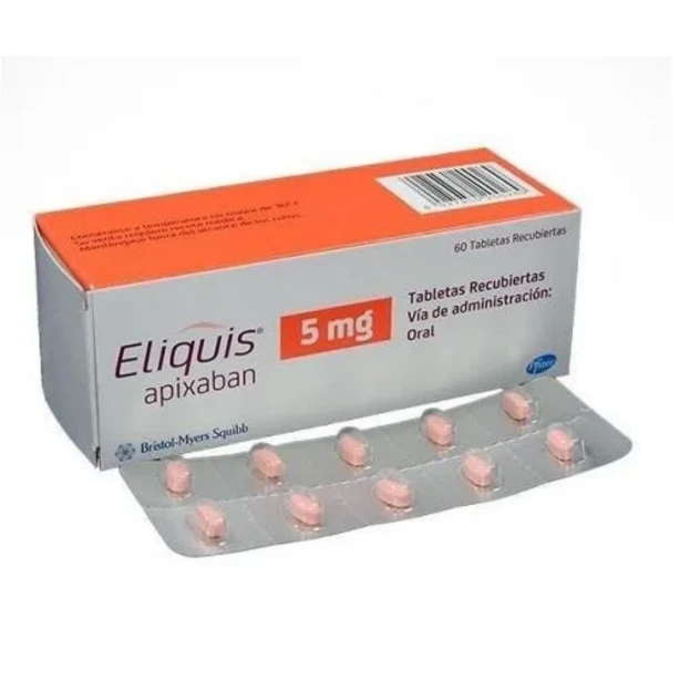 Buy Eliquis 5 Mg tablet with Apixaban Treat Blood Clots