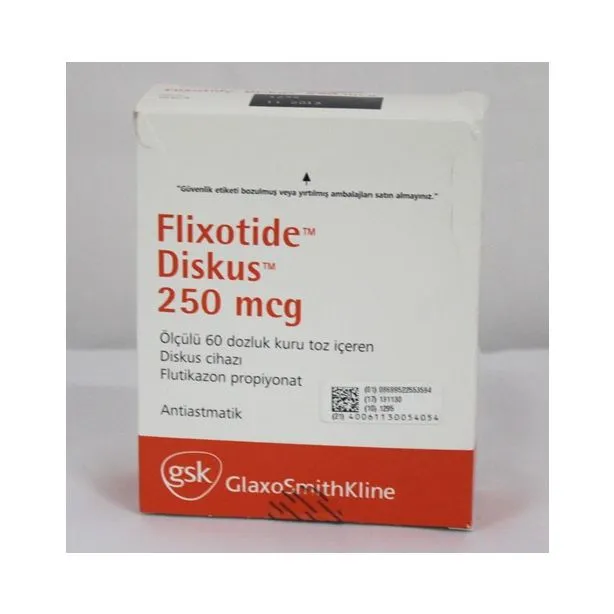 Flixotide Discus  250 mcg with Flutikazon Propiyonat