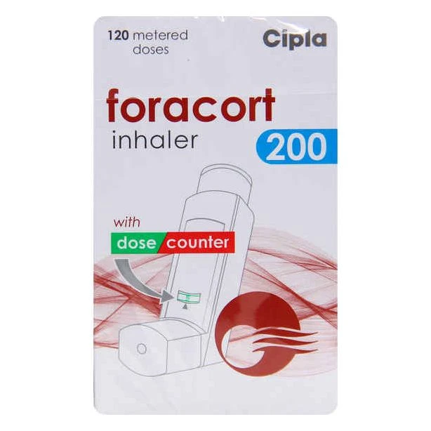 Foracort Inhaler 6/200 mcg with Budesonide + Formoterol Fumarate