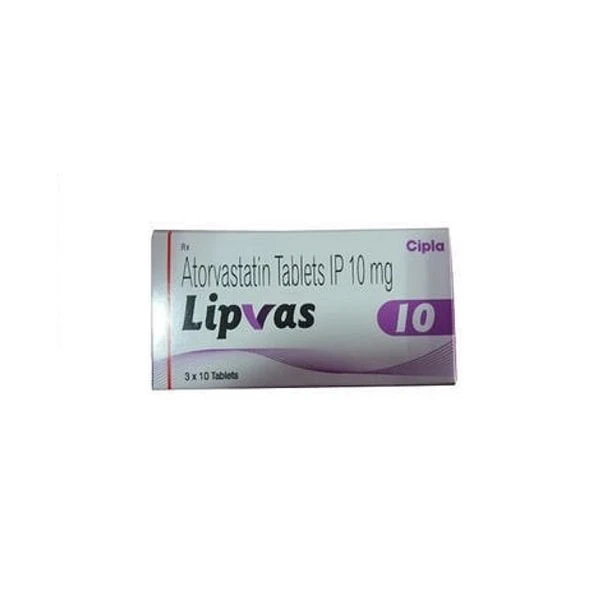 Lipvas 10 Mg Tablet with Atorvastatin
