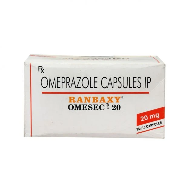 Omesec 20 mg with Omeprazole