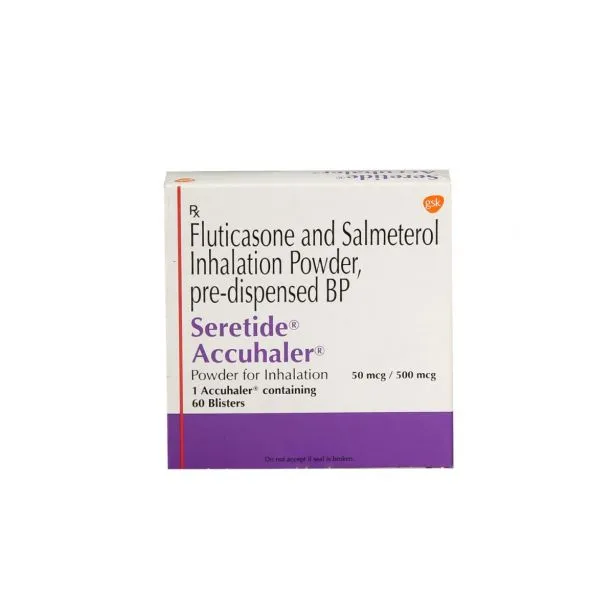 Seretide Diskus 50+500 mcg with Salmeterol & Fluticasone Propionate