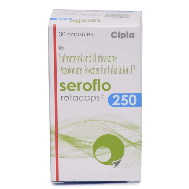 Seroflo Rotacaps 50 mcg + 250 mcg with Salmeterol + Fluticasone Propionate