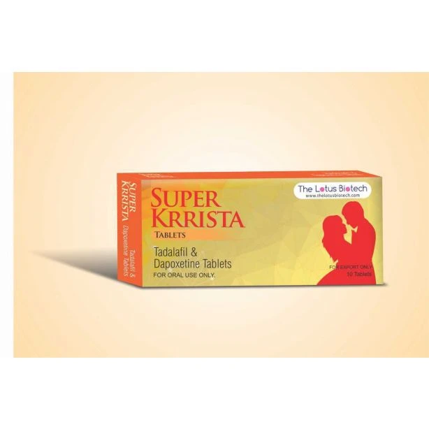 Super Krrista 40+60 Mg With Tadalafil + Dapoxetine