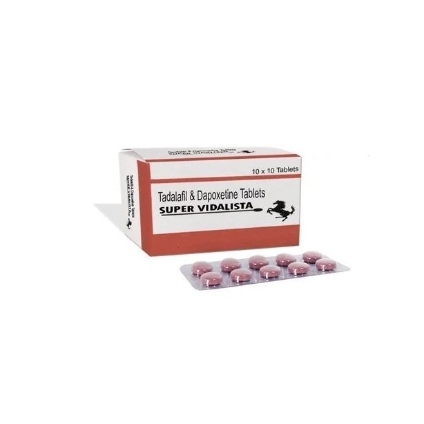 Super Vidalista with Tadalafil + Dapoxetine 