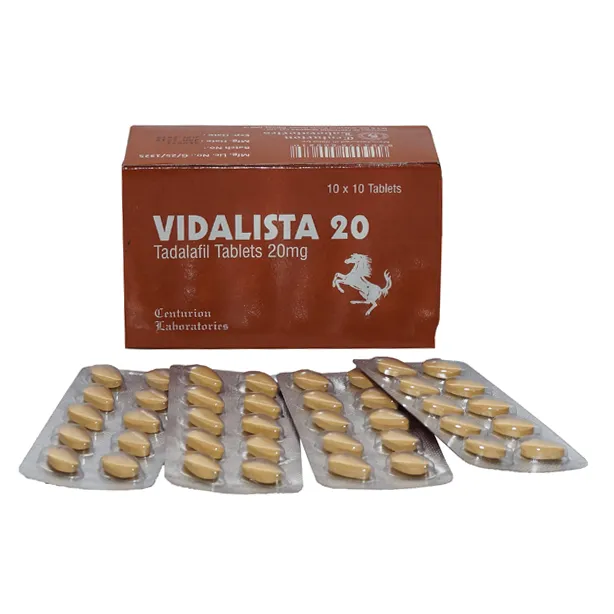 Vidalista 20mg with Tadalafil