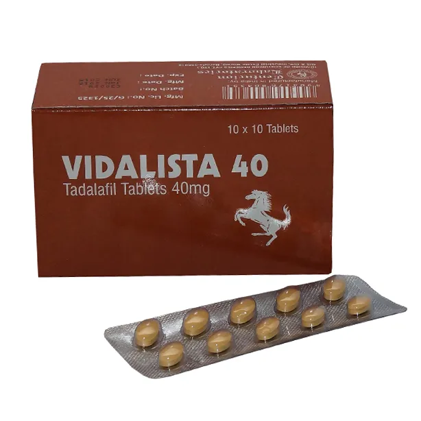 Vidalista 40mg with Tadalafil