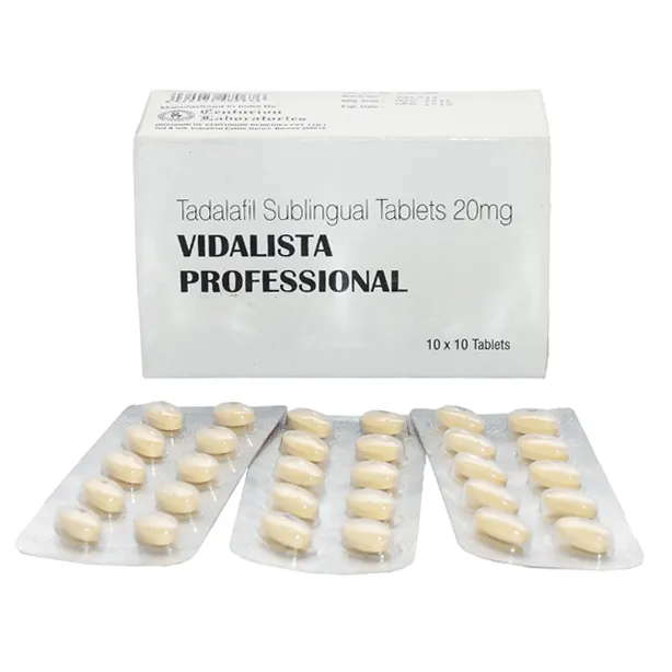 Vidalista Professional 20mg with Tadalafil Sublingual