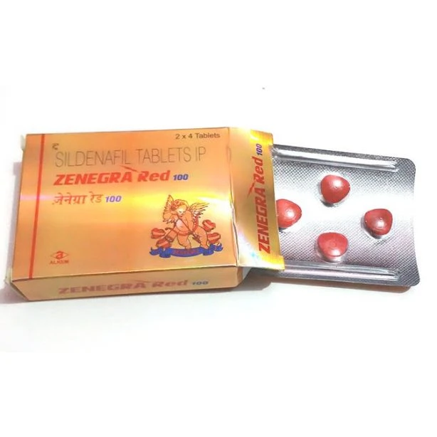 Zenegra Red 100 mg Tablet with Sildenafil