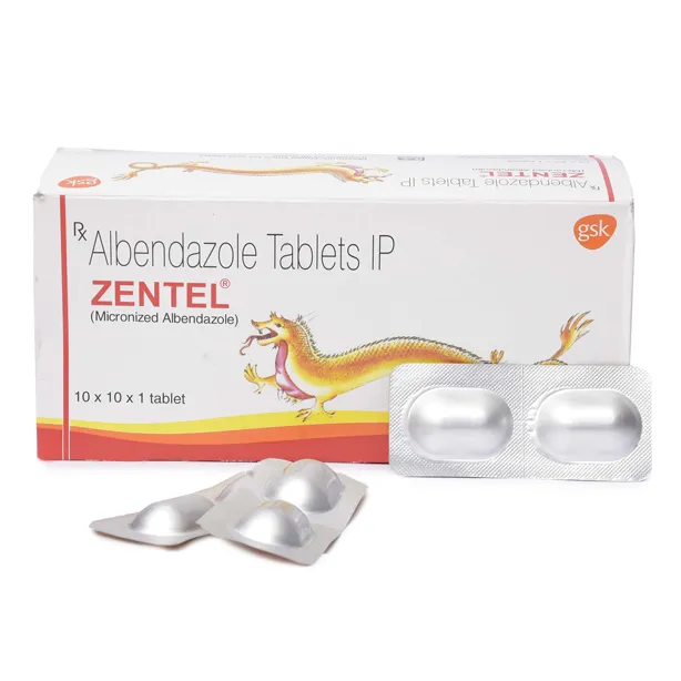 Zentel 400mg with Albendazole