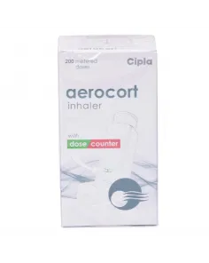 Aerocort Inhaler 50 Mcg + 50 Mcg with Beclomethasone Dipropionate and Levosalbutamol