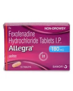 Allegra 180 Mg with Fexofenadine