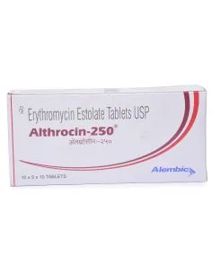 Althrocin 250 Mg with Erythromycin