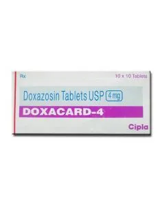 Doxacard 4 mg with Doxazosin Mesylate