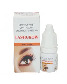 Lashgrow 3 ml with Bimatoprost Ophthalmic Solution