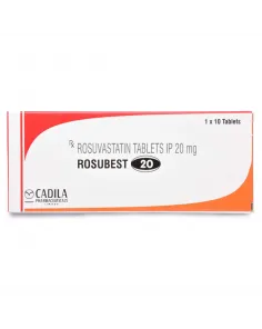 Rosubest 20 mg with Rosuvastatin