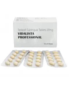 Vidalista Professional 20mg with Tadalafil Sublingual