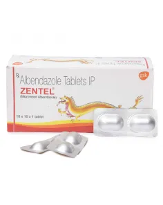 Zentel 400mg with Albendazole